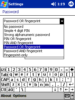 password select